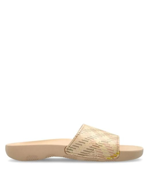 Burberry Natural Dive Check Sandals