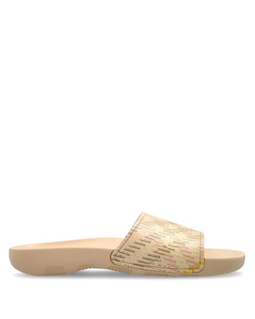 Burberry Natural Helle Nova Check Sandalen