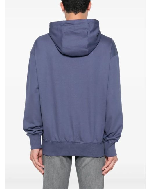 Boss Hoodie Met Logoprint in het Blue voor heren