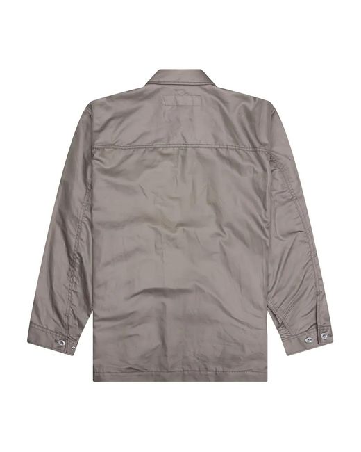 Comme des Garçons Gray Multi-Pocket Button-Cuff Shirt Jacket for men