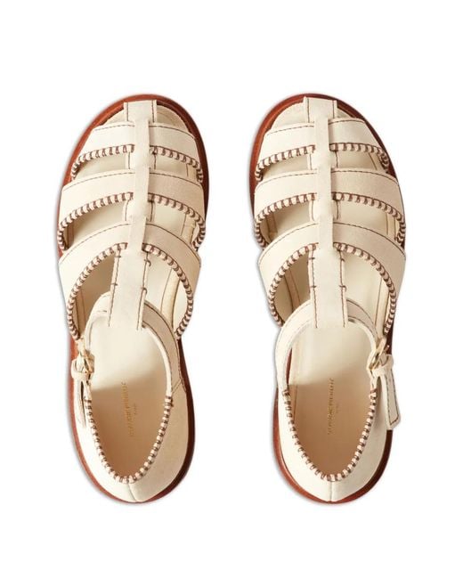 Claudie Pierlot Multicolor Contrast-Stitch Sandals