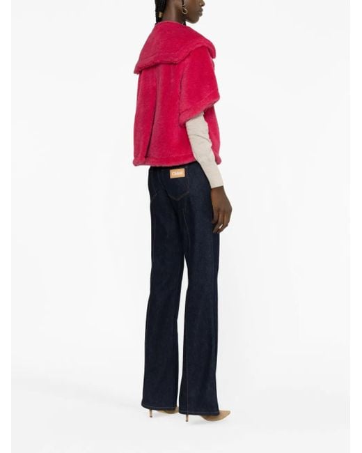 Max Mara Pink Short-Sleeved Wool Jacket