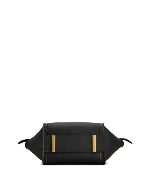 Tod's Black Small Leather Tote Bag