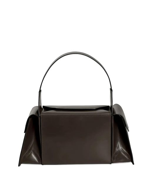 Merryl Tielman Black Barbara Leather Shoulder Bag