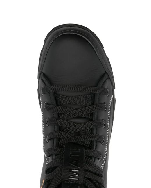 Vic Matié Black Scubagum Ankle-Length Boots