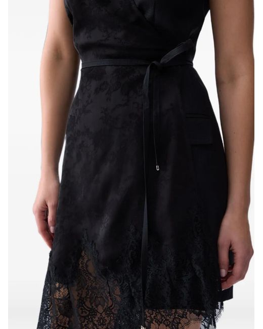 Liu Jo Black Short Jacquard Dress