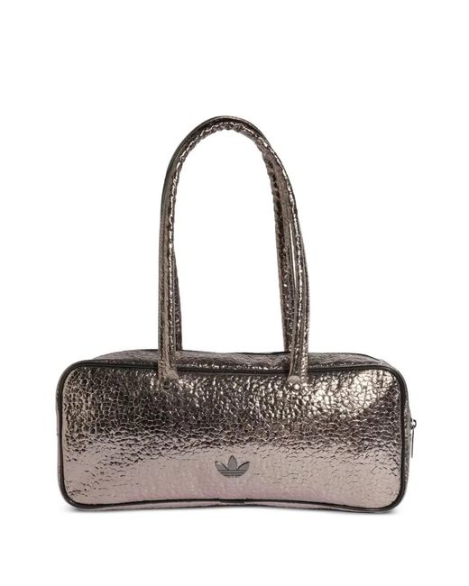Adidas Metallic Adicolor Elongated Airliner Metal Shoulder Bag