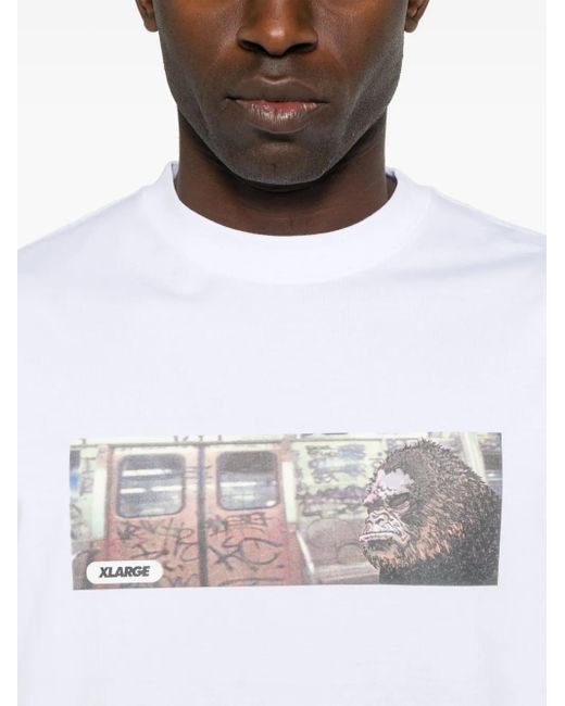 Xlarge White Subway T-Shirt for men