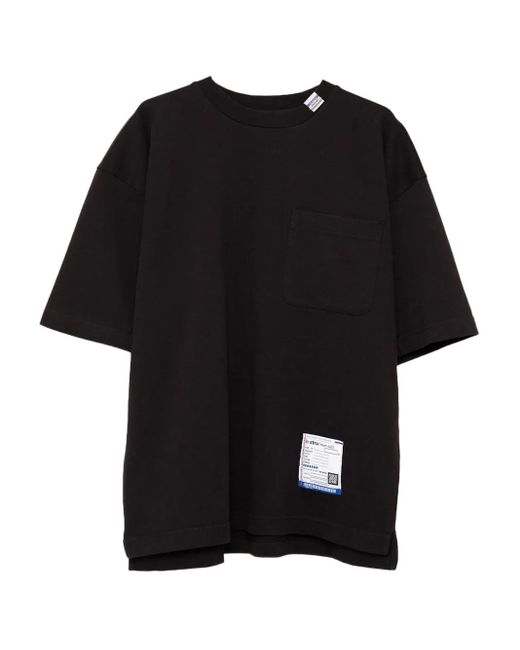 in・stru(men-tal) T-Shirt Met Borstzak in het Black voor heren
