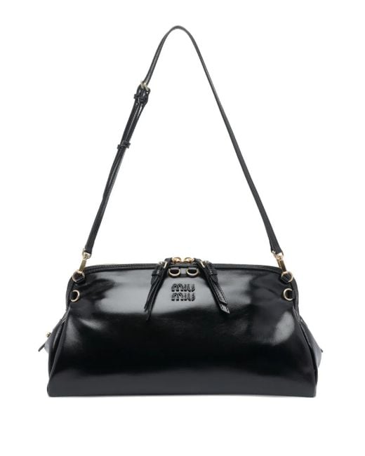 Miu Miu Black Zip-fastening shoulder bag