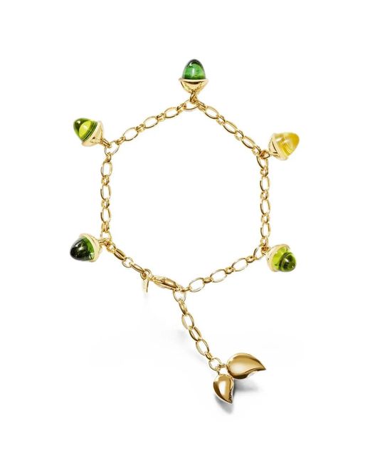 Tamara Comolli Metallic Mikado Flamenco Multi-Stone Charm Bracelet