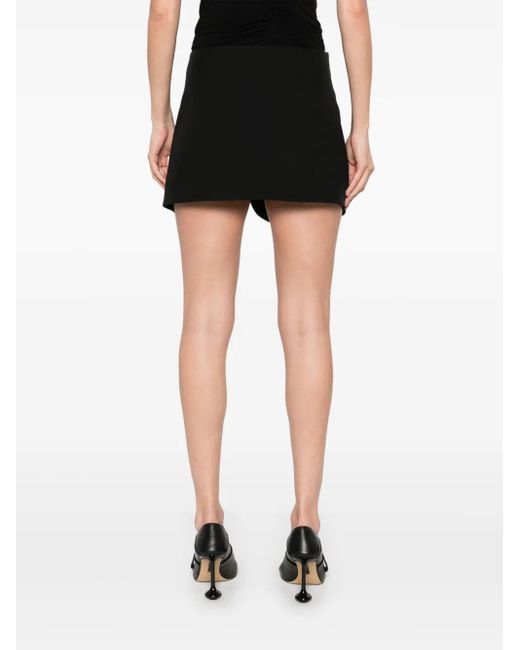 Coperni Getailleerde Mini-Rok in het Black