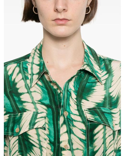 Ulla Johnson Soren Blouse in het Green