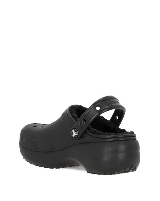 CROCSTM Black Classic Platform Clogs