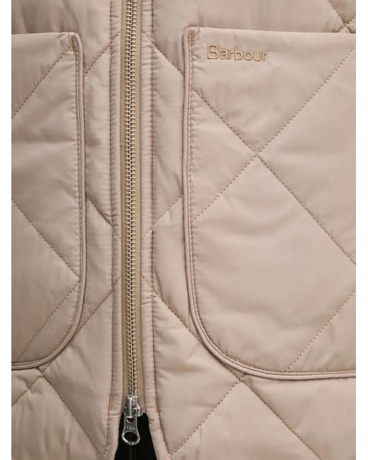 Barbour Natural Quilted Diamond-Pattern Vest