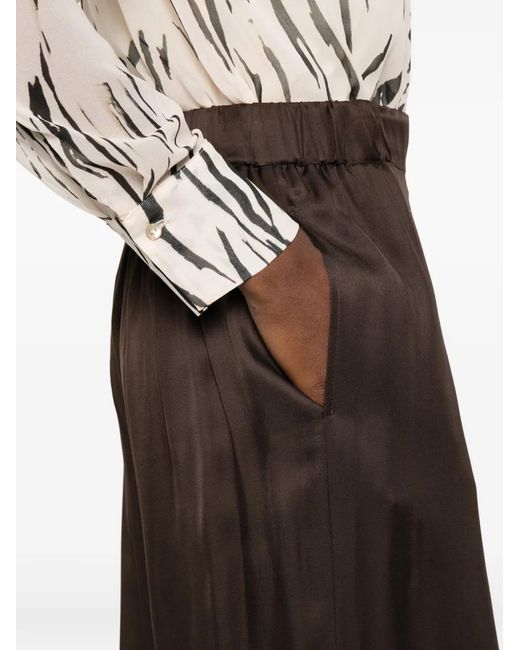Pantaloni Con Vita Elasticizzata di Pennyblack in Brown