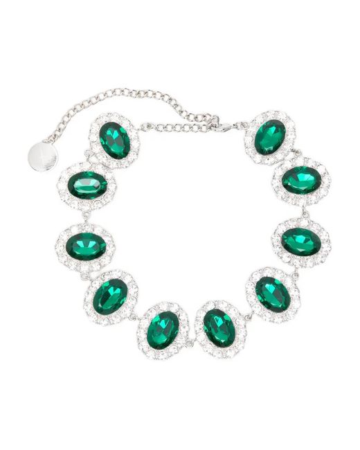 VENUJA Green 54Th Oval-Stone Choker