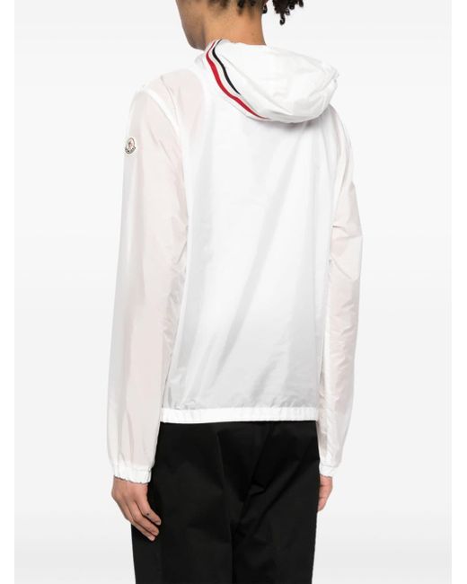Moncler White Grimpeurs Hooded Jacket for men
