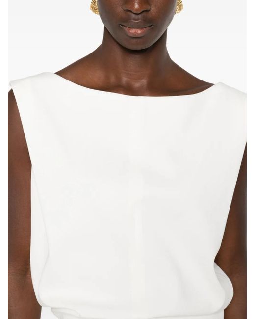 Abito Corto Smanicato di Khaite in White