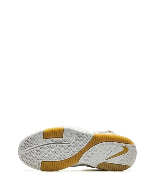 Nike White Lebron 2 "Maccabi Tel Aviv" Sneakers for men