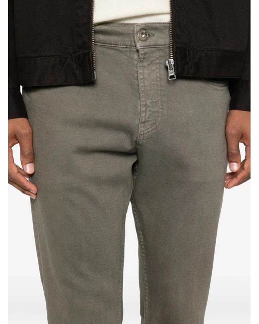 Eleventy Gray Five-Pocket Trousers for men