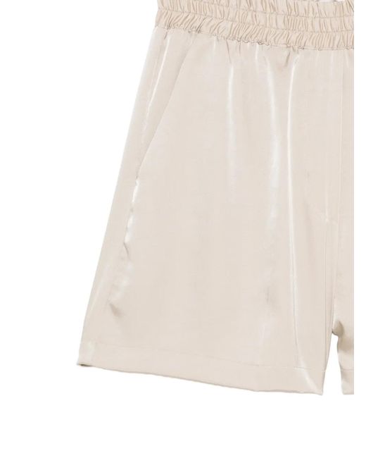 P.A.R.O.S.H. Natural Paky Elasticated Shorts