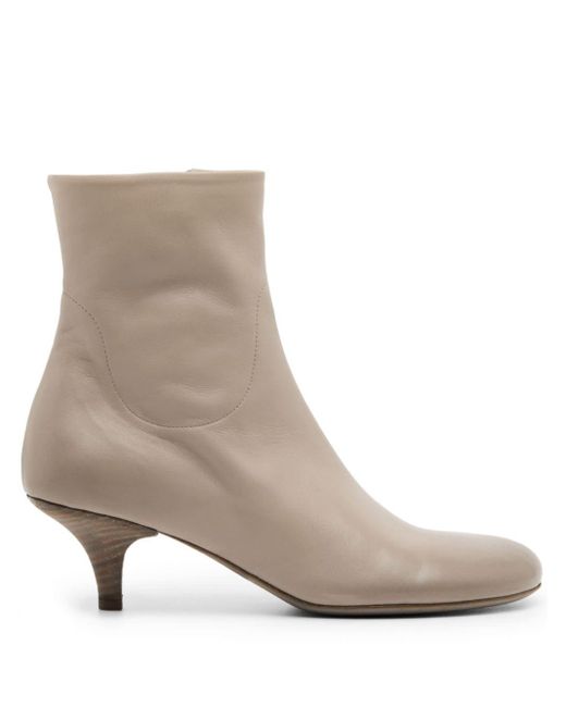 Marsèll Brown Spilla Leather Ankle Boots