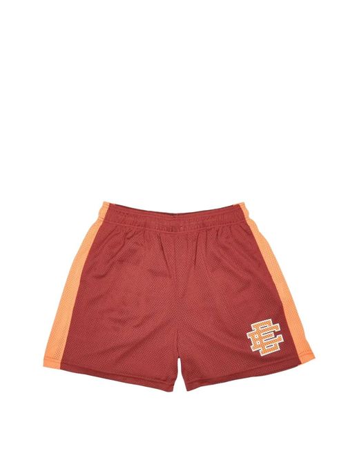 Eric Emanuel Red Logo-Print Track Shorts for men