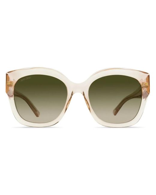 Jimmy Choo Green Leela Sunglasses