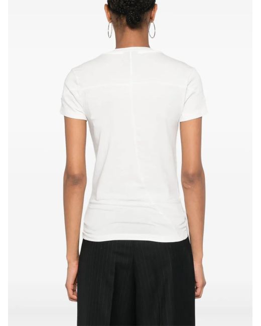 Thom Krom White Panelled T-Shirt