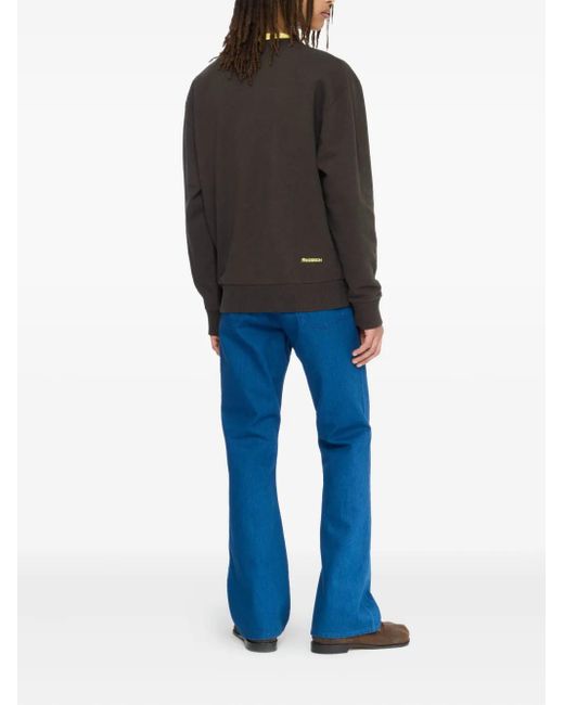 J.W. Anderson Brown Contrast-Trim Sweatshirt for men