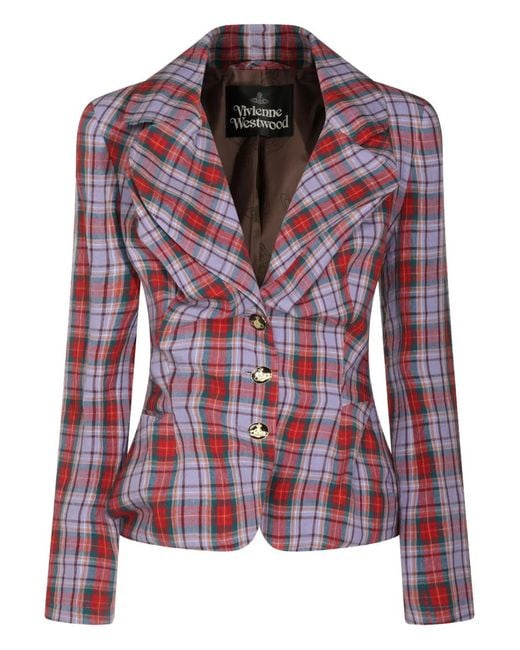 Vivienne Westwood Checked Tailored Jacket