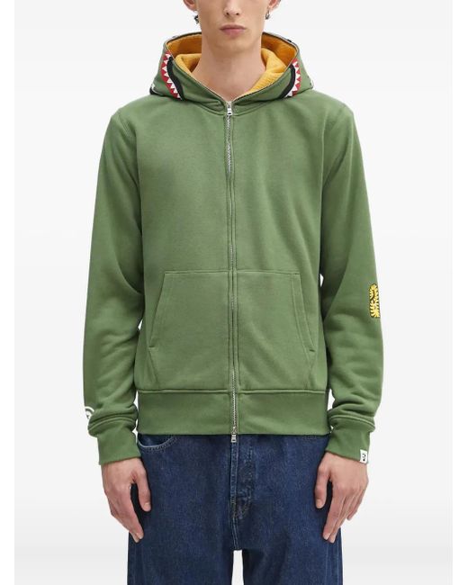 A Bathing Ape Kapuzenjacke mit Reißverschluss in Green für Herren