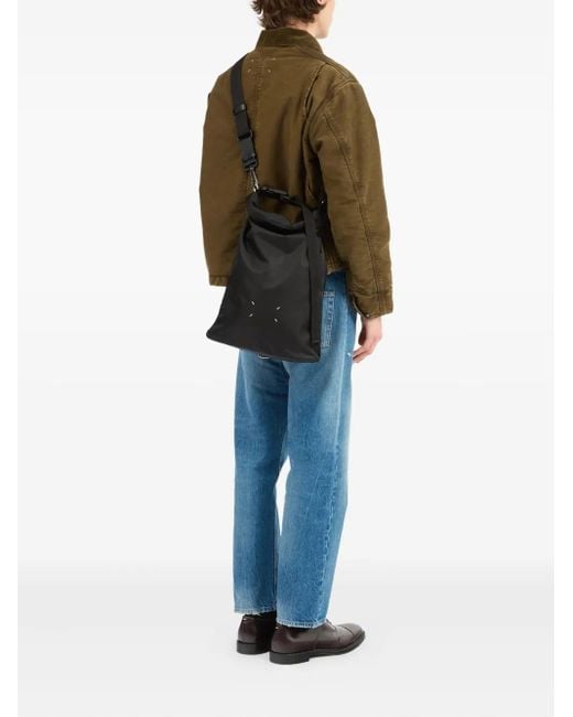 Maison Margiela Black High-Tech Roll-Up Backpack
