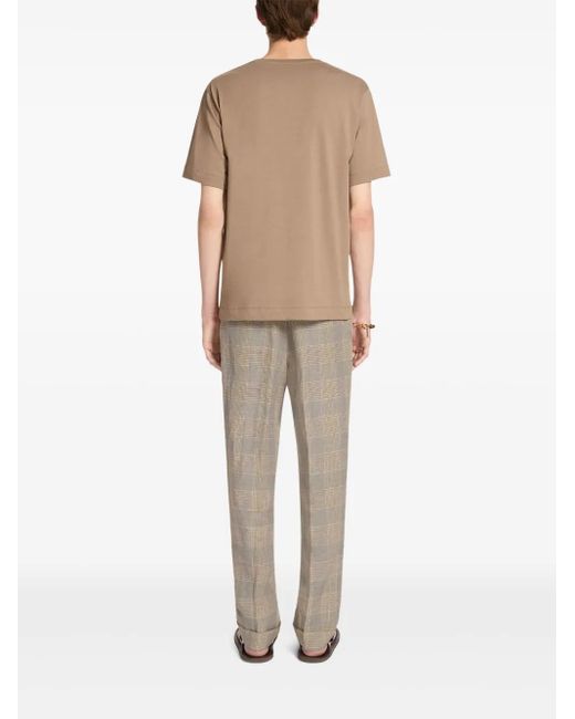 メンズ Dries Van Noten コットン Tシャツ Natural