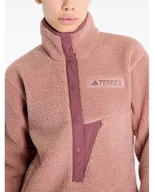 Adidas Pink Buttoned Sweater