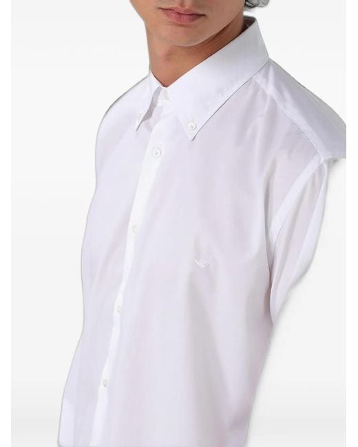 Camicia Button-Down di Brooksfield in White da Uomo