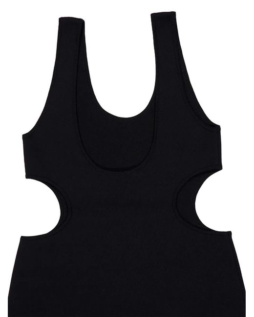 Auralee Black Cut-Out Tank Top
