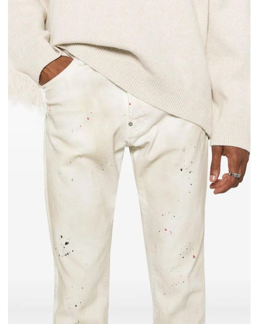 Vaqueros Rectos Cool Guy DSquared² de hombre de color White