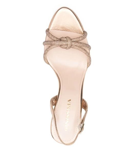 Ginissima Metallic 95Mm Daisy Sandals
