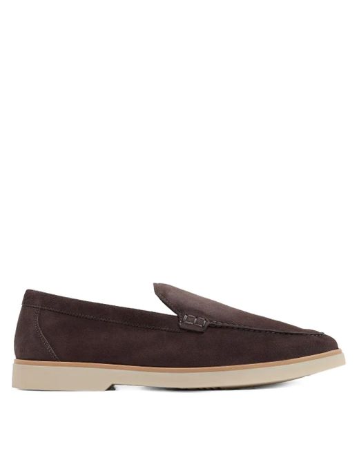 Magnanni Shoes Brown Beignet Suede Loafers for men
