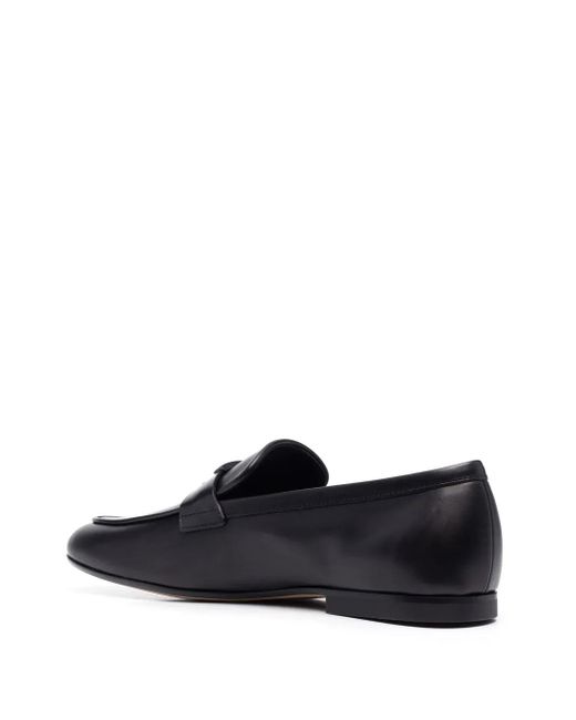 Tod's Black Flat Shoes for men