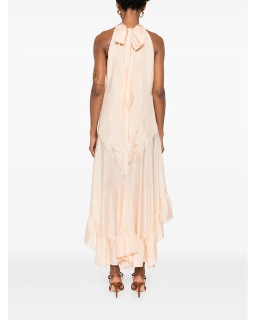 Philosophy Di Lorenzo Serafini White Refined Dress With Classic Silhouette