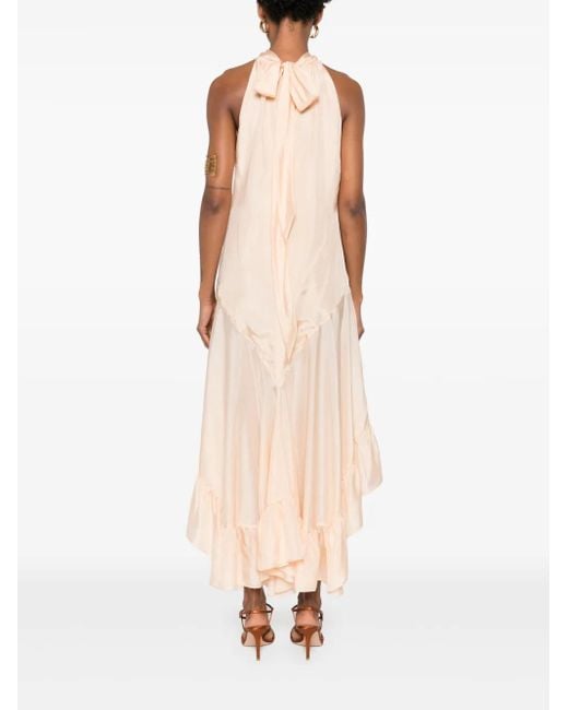 Philosophy Di Lorenzo Serafini シルクマキシドレス White