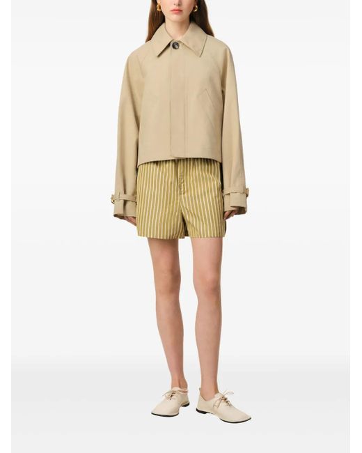 AMI Natural Cotton Buttoned Jacket
