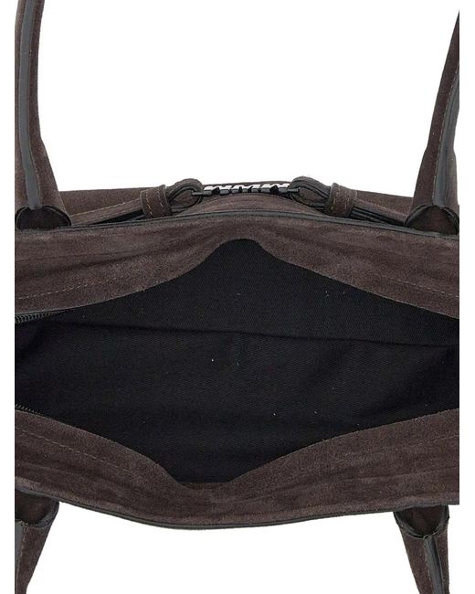 MANDÈL Brown Gina Logo-Embellishment Shoulder Bag