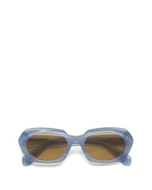 Retrosuperfuture Blue Epoca Geometric-Frame Sunglasses