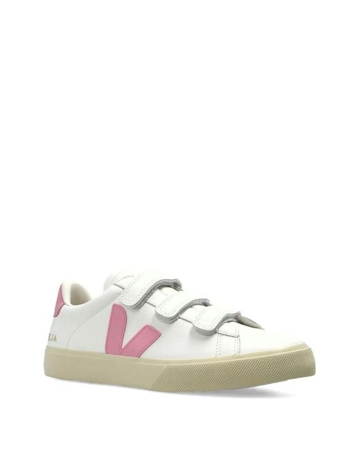 Veja White Recife Touch-Strap Sneakers
