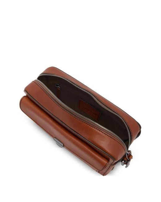 The Bridge Laptoptasche Mit Push-Lock in Brown für Herren