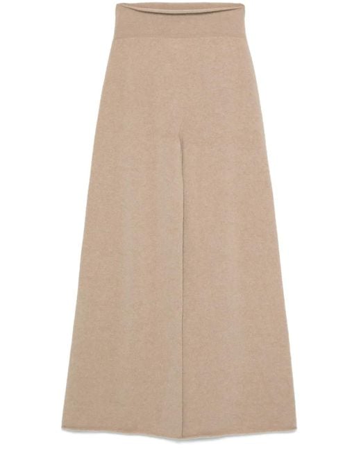 Vanisé Natural Wide-Leg Trousers